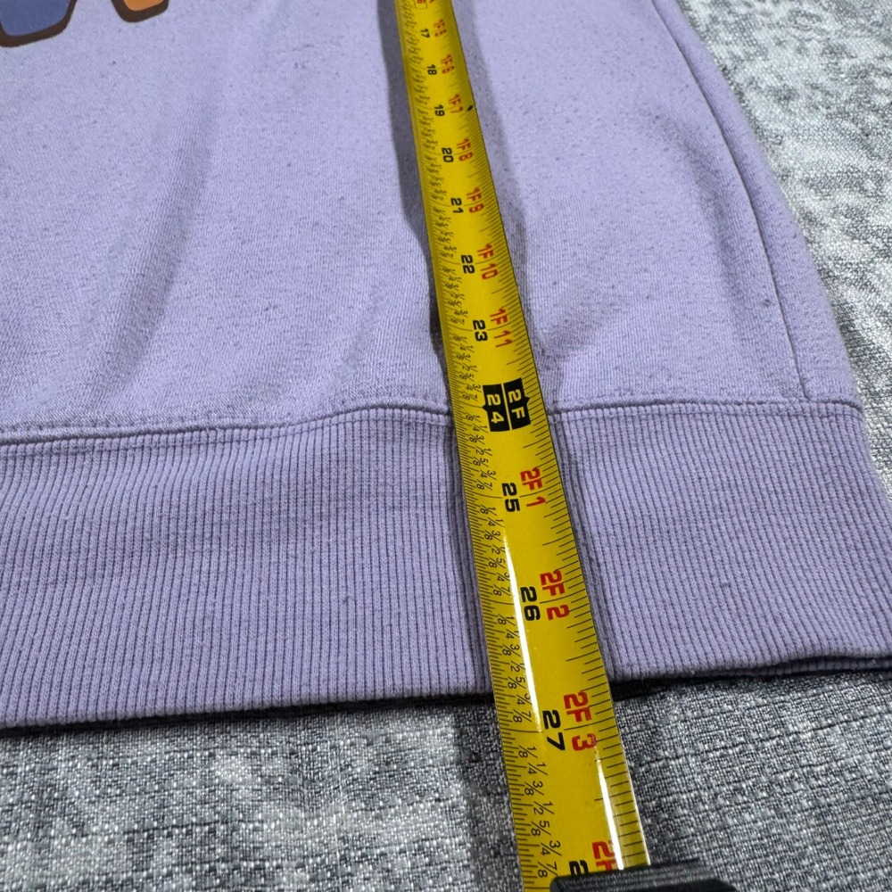 Disney Vibin & Thrivin Sweatshirt Mens Large Purple Mickey Friends Crewneck - Picture 4 of 10